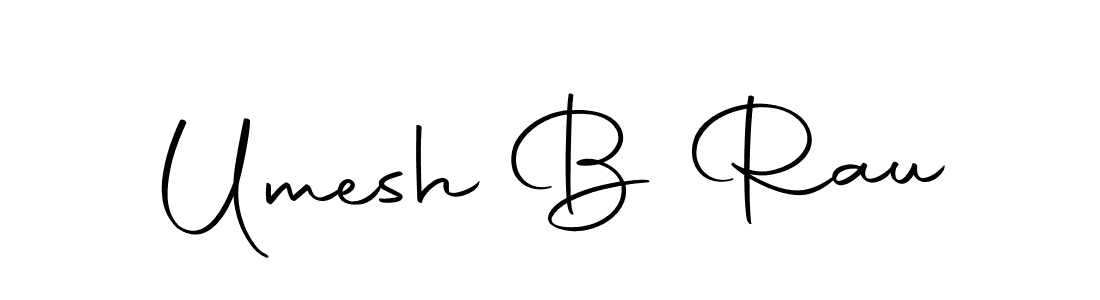 Also we have Umesh B Rau name is the best signature style. Create professional handwritten signature collection using Autography-DOLnW autograph style. Umesh B Rau signature style 10 images and pictures png