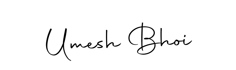 The best way (Autography-DOLnW) to make a short signature is to pick only two or three words in your name. The name Umesh Bhoi include a total of six letters. For converting this name. Umesh Bhoi signature style 10 images and pictures png