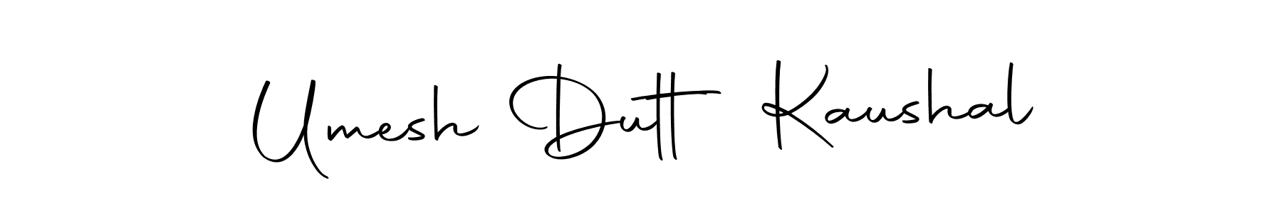 Design your own signature with our free online signature maker. With this signature software, you can create a handwritten (Autography-DOLnW) signature for name Umesh Dutt Kaushal. Umesh Dutt Kaushal signature style 10 images and pictures png