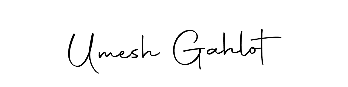 It looks lik you need a new signature style for name Umesh Gahlot. Design unique handwritten (Autography-DOLnW) signature with our free signature maker in just a few clicks. Umesh Gahlot signature style 10 images and pictures png