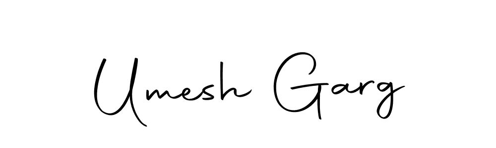 Umesh Garg stylish signature style. Best Handwritten Sign (Autography-DOLnW) for my name. Handwritten Signature Collection Ideas for my name Umesh Garg. Umesh Garg signature style 10 images and pictures png