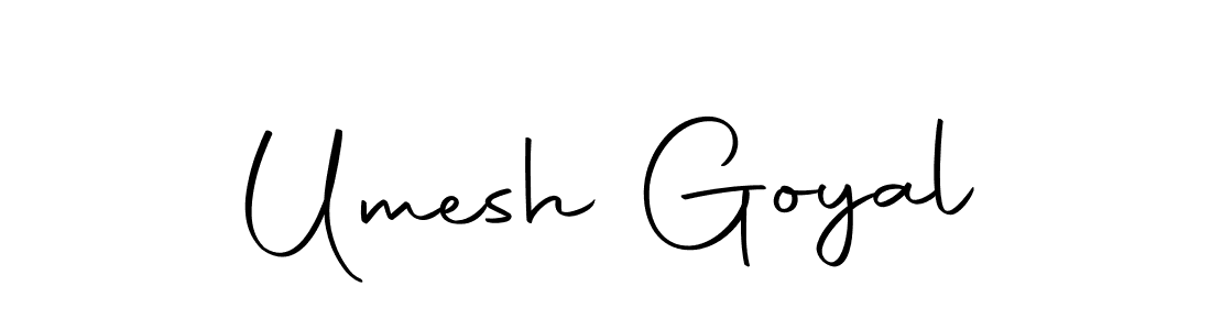 Umesh Goyal stylish signature style. Best Handwritten Sign (Autography-DOLnW) for my name. Handwritten Signature Collection Ideas for my name Umesh Goyal. Umesh Goyal signature style 10 images and pictures png