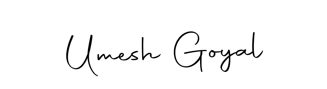 It looks lik you need a new signature style for name Umesh Goyal. Design unique handwritten (Autography-DOLnW) signature with our free signature maker in just a few clicks. Umesh Goyal signature style 10 images and pictures png