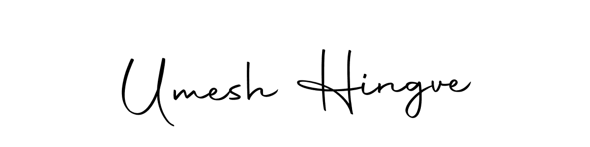 Make a beautiful signature design for name Umesh Hingve. With this signature (Autography-DOLnW) style, you can create a handwritten signature for free. Umesh Hingve signature style 10 images and pictures png