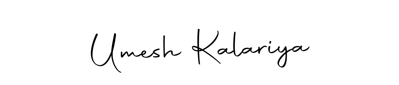 Design your own signature with our free online signature maker. With this signature software, you can create a handwritten (Autography-DOLnW) signature for name Umesh Kalariya. Umesh Kalariya signature style 10 images and pictures png