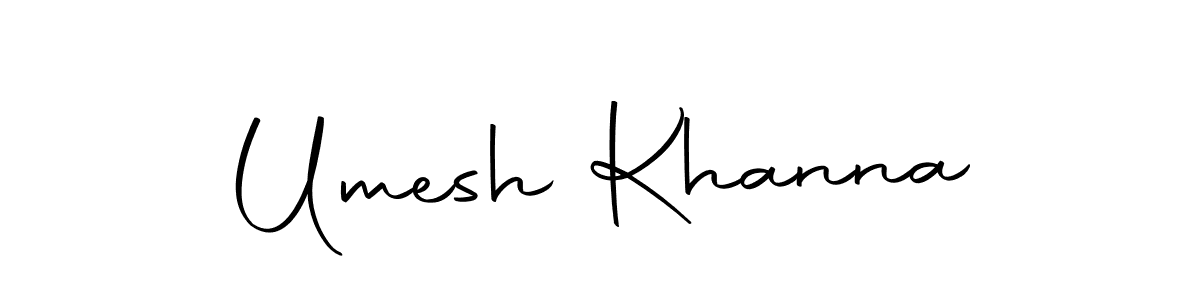 Make a short Umesh Khanna signature style. Manage your documents anywhere anytime using Autography-DOLnW. Create and add eSignatures, submit forms, share and send files easily. Umesh Khanna signature style 10 images and pictures png