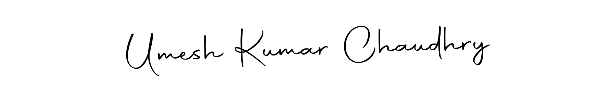 Create a beautiful signature design for name Umesh Kumar Chaudhry. With this signature (Autography-DOLnW) fonts, you can make a handwritten signature for free. Umesh Kumar Chaudhry signature style 10 images and pictures png