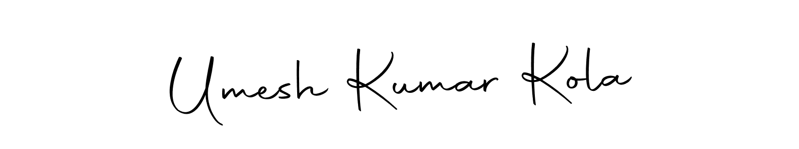 Also You can easily find your signature by using the search form. We will create Umesh Kumar Kola name handwritten signature images for you free of cost using Autography-DOLnW sign style. Umesh Kumar Kola signature style 10 images and pictures png