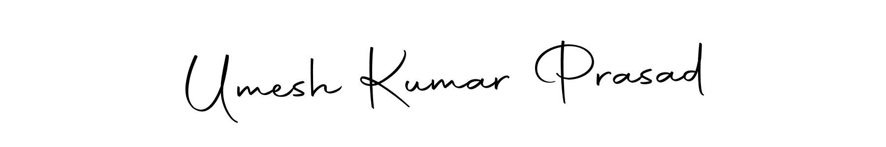 Design your own signature with our free online signature maker. With this signature software, you can create a handwritten (Autography-DOLnW) signature for name Umesh Kumar Prasad. Umesh Kumar Prasad signature style 10 images and pictures png
