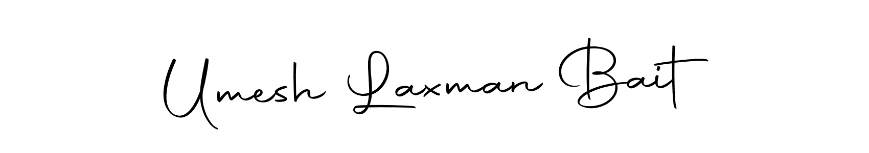 Make a beautiful signature design for name Umesh Laxman Bait. Use this online signature maker to create a handwritten signature for free. Umesh Laxman Bait signature style 10 images and pictures png