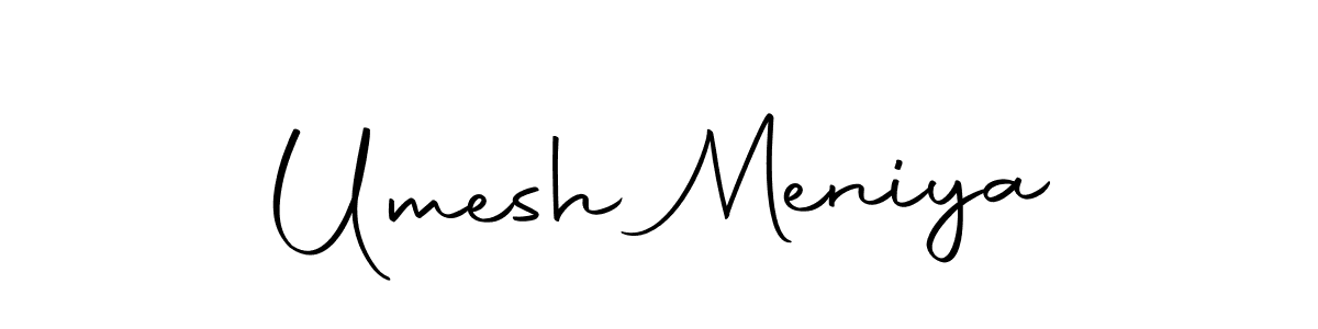 Umesh Meniya stylish signature style. Best Handwritten Sign (Autography-DOLnW) for my name. Handwritten Signature Collection Ideas for my name Umesh Meniya. Umesh Meniya signature style 10 images and pictures png