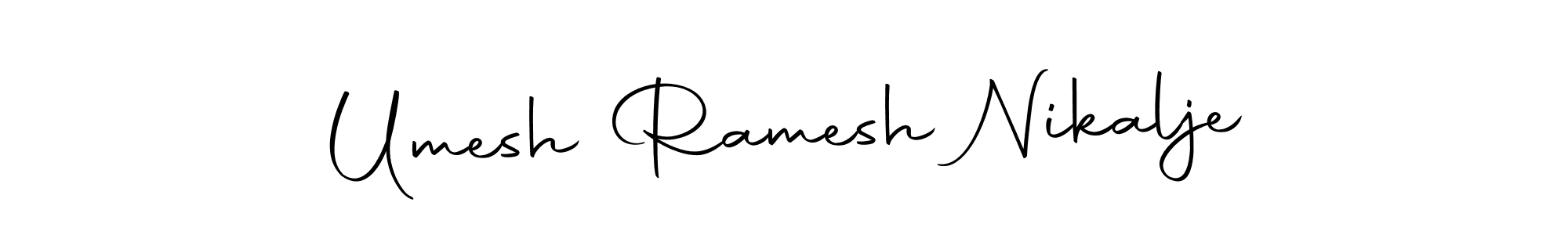 Here are the top 10 professional signature styles for the name Umesh Ramesh Nikalje. These are the best autograph styles you can use for your name. Umesh Ramesh Nikalje signature style 10 images and pictures png