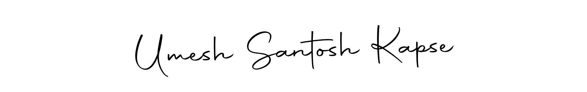 Design your own signature with our free online signature maker. With this signature software, you can create a handwritten (Autography-DOLnW) signature for name Umesh Santosh Kapse. Umesh Santosh Kapse signature style 10 images and pictures png