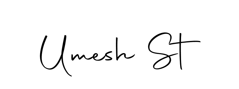 Make a short Umesh St signature style. Manage your documents anywhere anytime using Autography-DOLnW. Create and add eSignatures, submit forms, share and send files easily. Umesh St signature style 10 images and pictures png