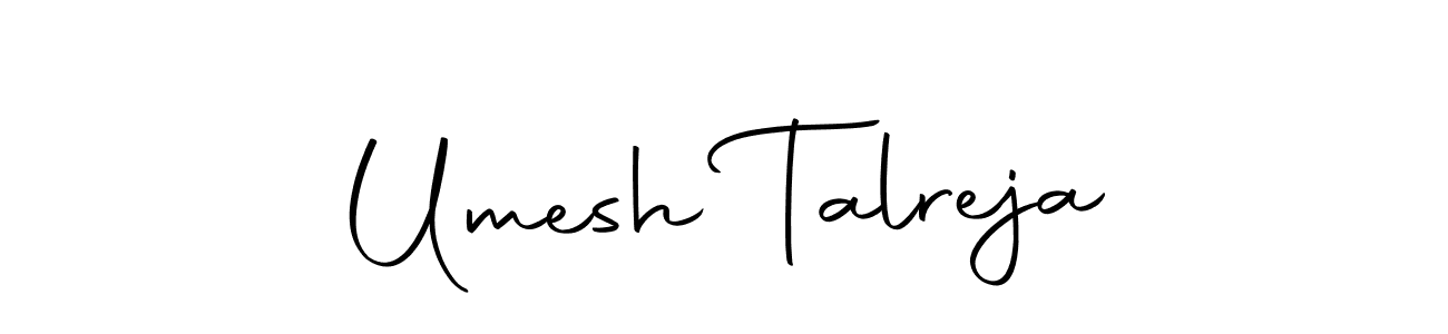 You can use this online signature creator to create a handwritten signature for the name Umesh Talreja. This is the best online autograph maker. Umesh Talreja signature style 10 images and pictures png