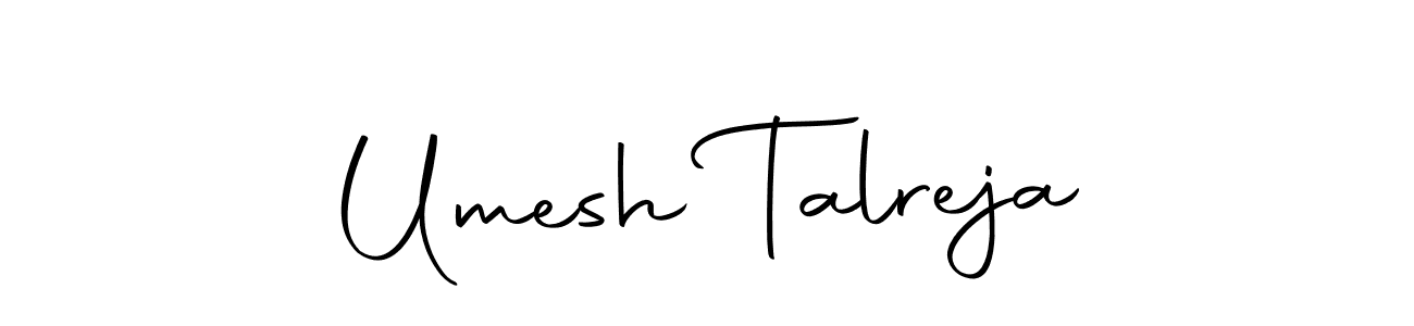 Make a beautiful signature design for name Umesh Talreja. With this signature (Autography-DOLnW) style, you can create a handwritten signature for free. Umesh Talreja signature style 10 images and pictures png