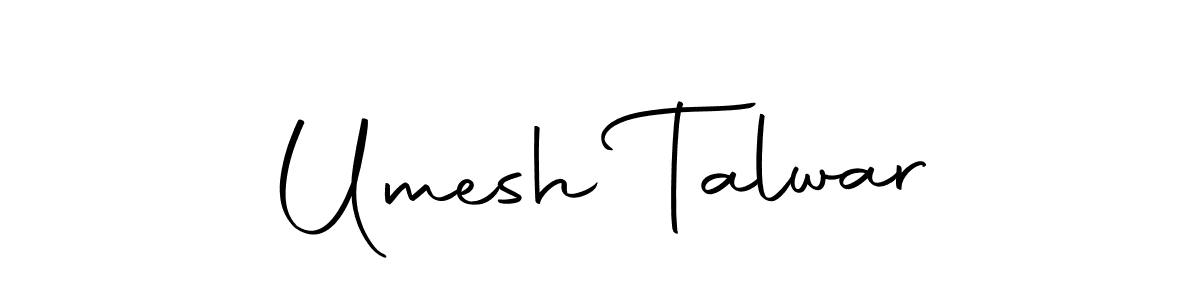 Create a beautiful signature design for name Umesh Talwar. With this signature (Autography-DOLnW) fonts, you can make a handwritten signature for free. Umesh Talwar signature style 10 images and pictures png