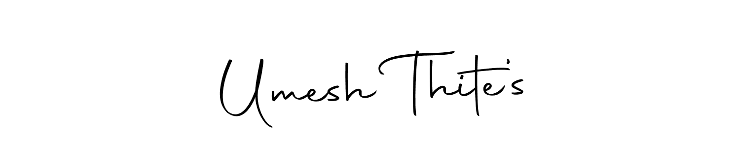 You should practise on your own different ways (Autography-DOLnW) to write your name (Umesh Thite’s) in signature. don't let someone else do it for you. Umesh Thite’s signature style 10 images and pictures png