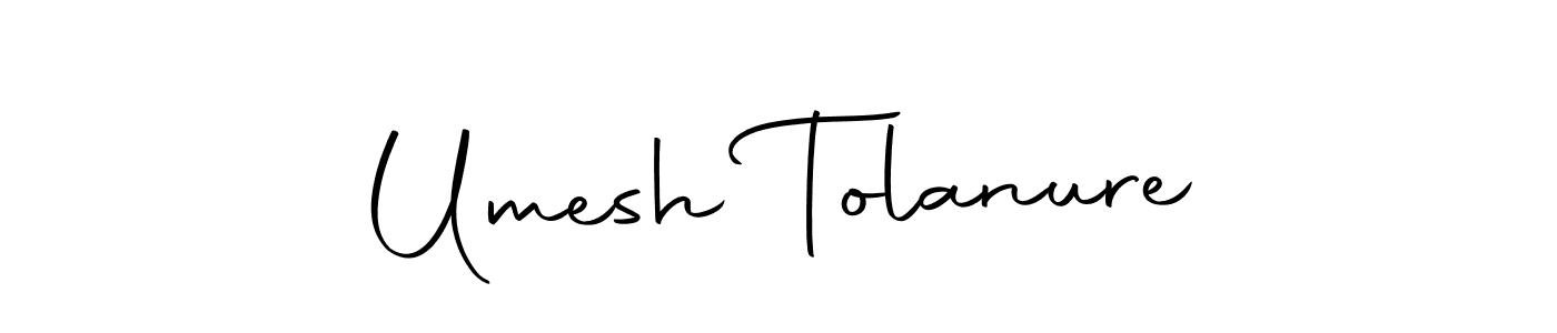 The best way (Autography-DOLnW) to make a short signature is to pick only two or three words in your name. The name Umesh Tolanure include a total of six letters. For converting this name. Umesh Tolanure signature style 10 images and pictures png