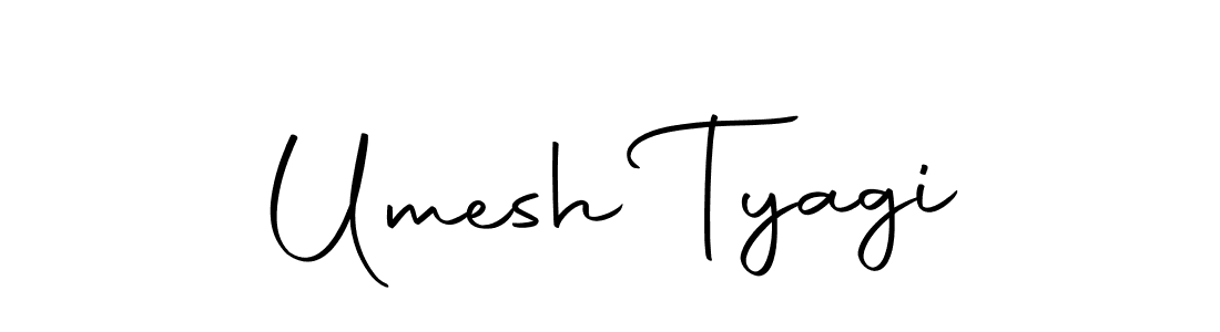 Make a beautiful signature design for name Umesh Tyagi. With this signature (Autography-DOLnW) style, you can create a handwritten signature for free. Umesh Tyagi signature style 10 images and pictures png