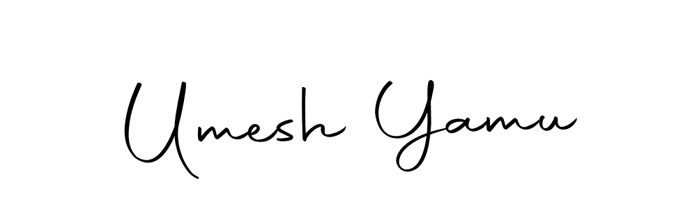 Also we have Umesh Yamu name is the best signature style. Create professional handwritten signature collection using Autography-DOLnW autograph style. Umesh Yamu signature style 10 images and pictures png