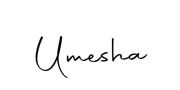 Umesha stylish signature style. Best Handwritten Sign (Autography-DOLnW) for my name. Handwritten Signature Collection Ideas for my name Umesha. Umesha signature style 10 images and pictures png
