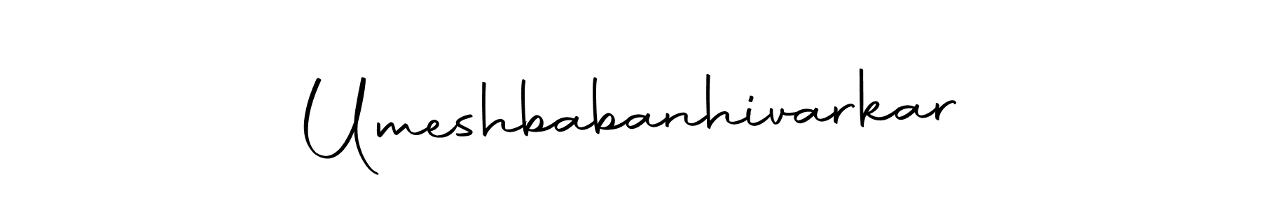 Design your own signature with our free online signature maker. With this signature software, you can create a handwritten (Autography-DOLnW) signature for name Umeshbabanhivarkar. Umeshbabanhivarkar signature style 10 images and pictures png