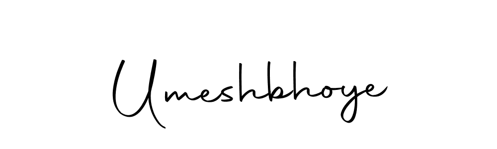 How to make Umeshbhoye name signature. Use Autography-DOLnW style for creating short signs online. This is the latest handwritten sign. Umeshbhoye signature style 10 images and pictures png