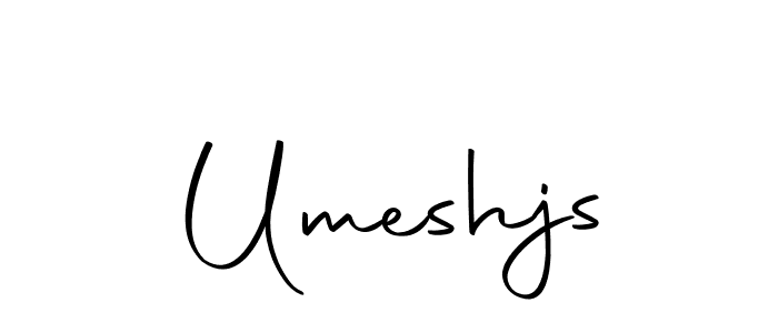 Use a signature maker to create a handwritten signature online. With this signature software, you can design (Autography-DOLnW) your own signature for name Umeshjs. Umeshjs signature style 10 images and pictures png