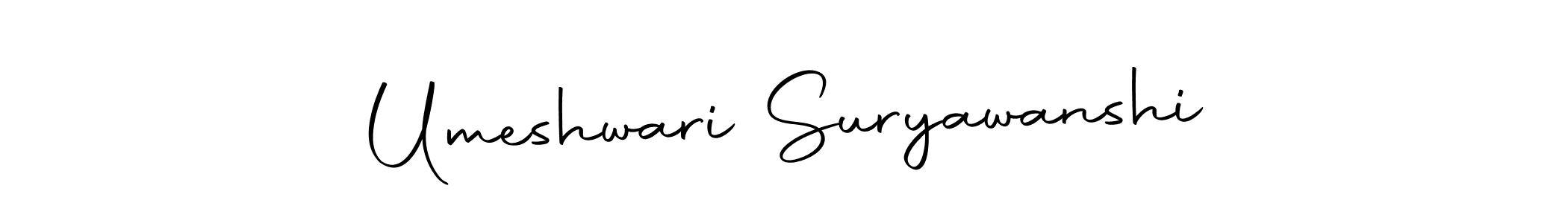 It looks lik you need a new signature style for name Umeshwari Suryawanshi. Design unique handwritten (Autography-DOLnW) signature with our free signature maker in just a few clicks. Umeshwari Suryawanshi signature style 10 images and pictures png