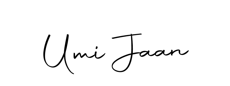 How to make Umi Jaan signature? Autography-DOLnW is a professional autograph style. Create handwritten signature for Umi Jaan name. Umi Jaan signature style 10 images and pictures png