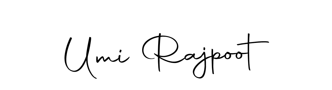 Design your own signature with our free online signature maker. With this signature software, you can create a handwritten (Autography-DOLnW) signature for name Umi Rajpoot. Umi Rajpoot signature style 10 images and pictures png