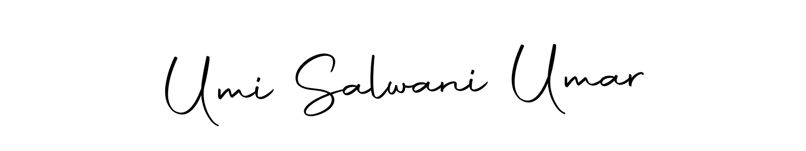 This is the best signature style for the Umi Salwani Umar name. Also you like these signature font (Autography-DOLnW). Mix name signature. Umi Salwani Umar signature style 10 images and pictures png