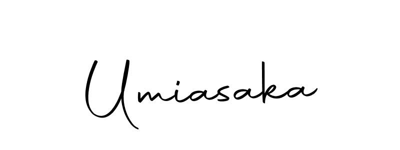 You should practise on your own different ways (Autography-DOLnW) to write your name (Umiasaka) in signature. don't let someone else do it for you. Umiasaka signature style 10 images and pictures png