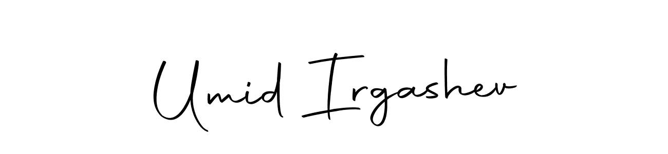 This is the best signature style for the Umid Irgashev name. Also you like these signature font (Autography-DOLnW). Mix name signature. Umid Irgashev signature style 10 images and pictures png