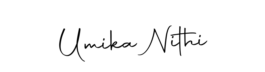 How to make Umika Nithi signature? Autography-DOLnW is a professional autograph style. Create handwritten signature for Umika Nithi name. Umika Nithi signature style 10 images and pictures png