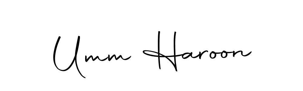 How to Draw Umm Haroon signature style? Autography-DOLnW is a latest design signature styles for name Umm Haroon. Umm Haroon signature style 10 images and pictures png