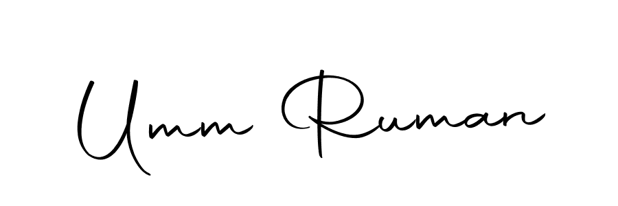 How to make Umm Ruman signature? Autography-DOLnW is a professional autograph style. Create handwritten signature for Umm Ruman name. Umm Ruman signature style 10 images and pictures png