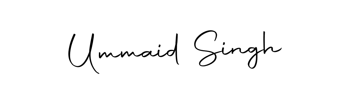 Design your own signature with our free online signature maker. With this signature software, you can create a handwritten (Autography-DOLnW) signature for name Ummaid Singh. Ummaid Singh signature style 10 images and pictures png