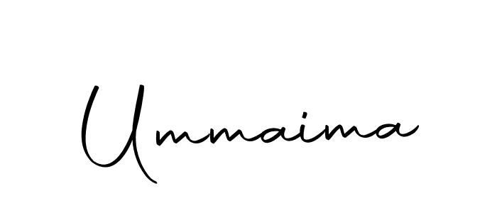 Design your own signature with our free online signature maker. With this signature software, you can create a handwritten (Autography-DOLnW) signature for name Ummaima. Ummaima signature style 10 images and pictures png