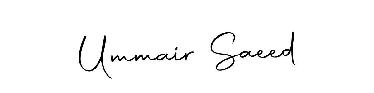 Also we have Ummair Saeed name is the best signature style. Create professional handwritten signature collection using Autography-DOLnW autograph style. Ummair Saeed signature style 10 images and pictures png