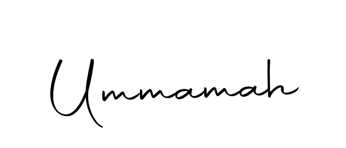 Use a signature maker to create a handwritten signature online. With this signature software, you can design (Autography-DOLnW) your own signature for name Ummamah. Ummamah signature style 10 images and pictures png