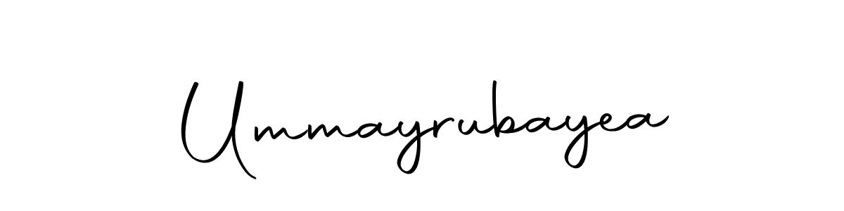 Make a short Ummayrubayea signature style. Manage your documents anywhere anytime using Autography-DOLnW. Create and add eSignatures, submit forms, share and send files easily. Ummayrubayea signature style 10 images and pictures png