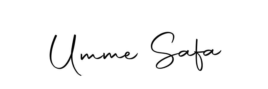 Make a beautiful signature design for name Umme Safa. With this signature (Autography-DOLnW) style, you can create a handwritten signature for free. Umme Safa signature style 10 images and pictures png