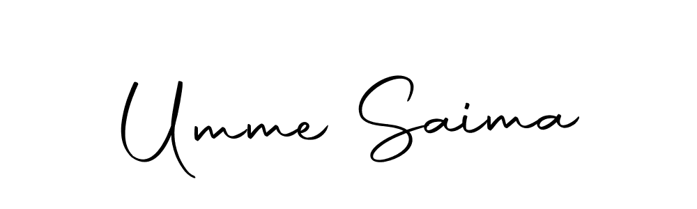 You should practise on your own different ways (Autography-DOLnW) to write your name (Umme Saima) in signature. don't let someone else do it for you. Umme Saima signature style 10 images and pictures png