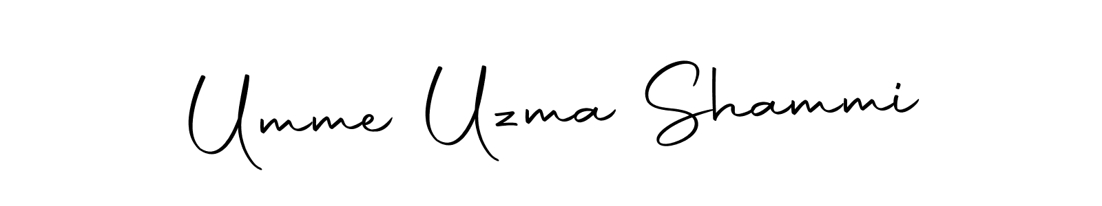 Make a beautiful signature design for name Umme Uzma Shammi. Use this online signature maker to create a handwritten signature for free. Umme Uzma Shammi signature style 10 images and pictures png