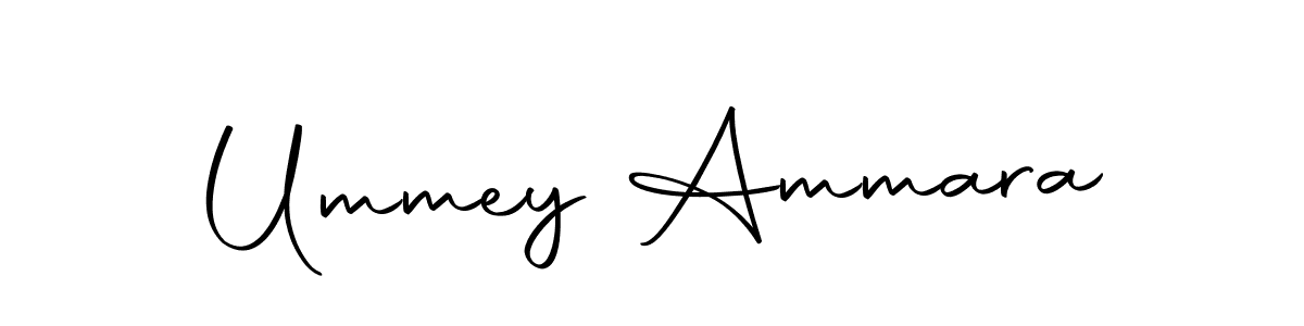 Design your own signature with our free online signature maker. With this signature software, you can create a handwritten (Autography-DOLnW) signature for name Ummey Ammara. Ummey Ammara signature style 10 images and pictures png