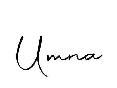 Umna stylish signature style. Best Handwritten Sign (Autography-DOLnW) for my name. Handwritten Signature Collection Ideas for my name Umna. Umna signature style 10 images and pictures png