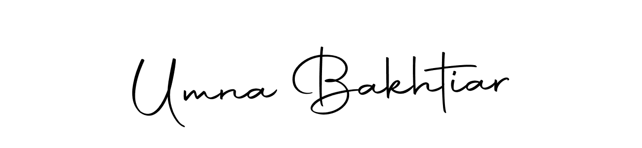 Umna Bakhtiar stylish signature style. Best Handwritten Sign (Autography-DOLnW) for my name. Handwritten Signature Collection Ideas for my name Umna Bakhtiar. Umna Bakhtiar signature style 10 images and pictures png