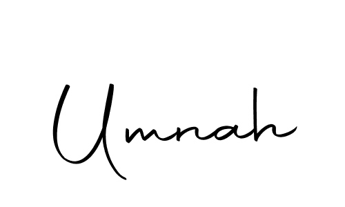 Make a beautiful signature design for name Umnah. Use this online signature maker to create a handwritten signature for free. Umnah signature style 10 images and pictures png